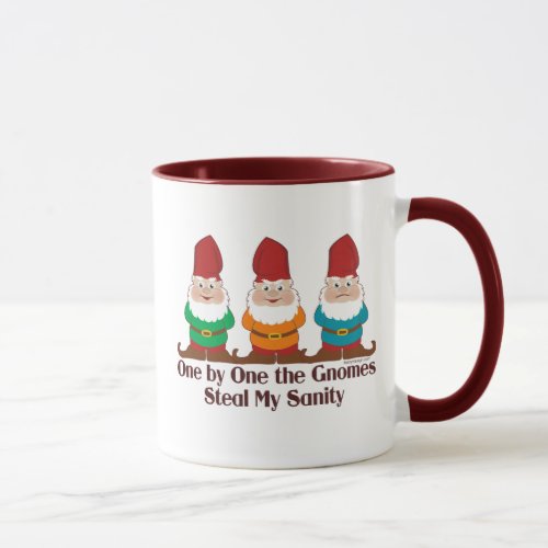 One By One The Gnomes Mug