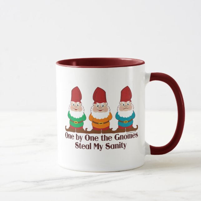 One By One The Gnomes Mug (Right)