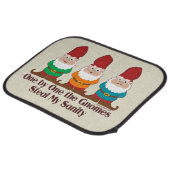 One by one the Gnomes steal my sanity Car Floor Mat (Rear Angled)