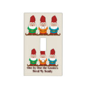 One by one the Gnomes steal my sanity Light Switch Cover (Front)