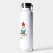 One By One the Gnomes  Water Bottle (Back)