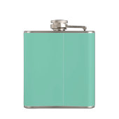 One by One The Penguins Funny Saying Design Hip Flask (Back)