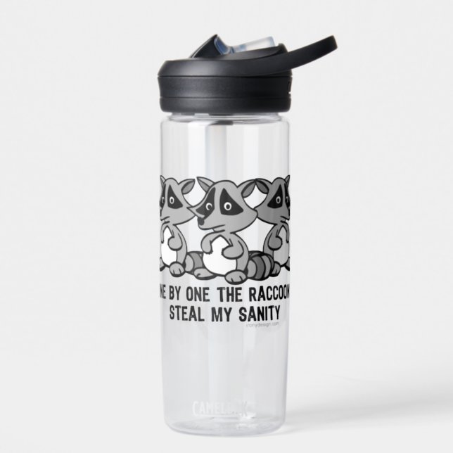 One By One the Raccoons CamelBak Eddy Water Bottle (Left)
