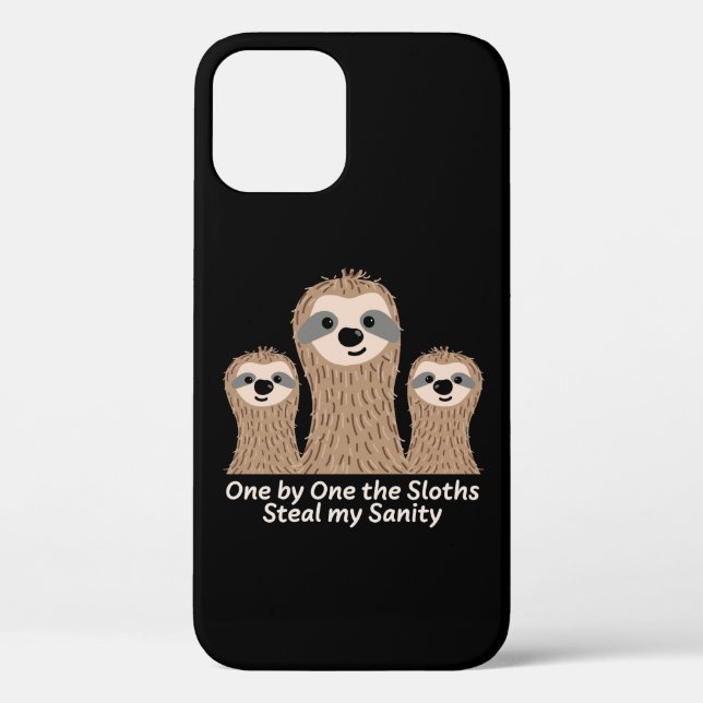 One by One the Sloths Steal my Sanity Case-Mate iPhone Case (Back)