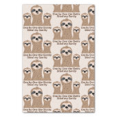 One by One the Sloths Steal my Sanity Tissue Paper (Folded)