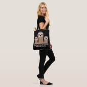 One by One the Sloths Steal my Sanity Tote Bag (On Model)
