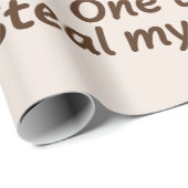One by One the Sloths Steal my Sanity Wrapping Paper (Roll Corner)