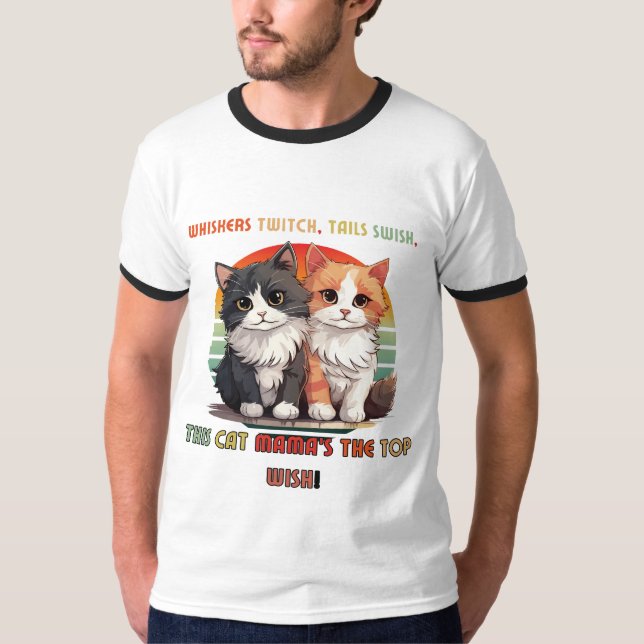  "One cat just leads to another" T-Shirt (Front)