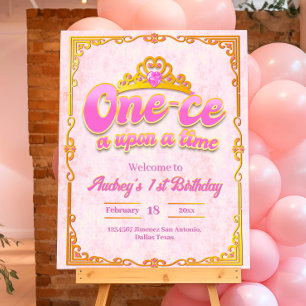 One-ce Upon a Time - 1st Birthday Welcome Sign