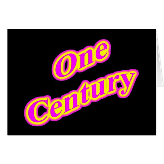 One Century Magenta Cards (Front Horizontal)