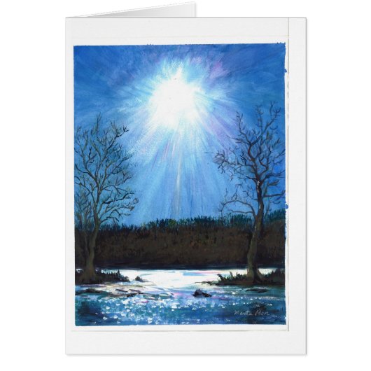One cold winter morning at Potomac River Cards (Front)