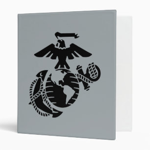 One-Color EGA - Black 3 Ring Binder