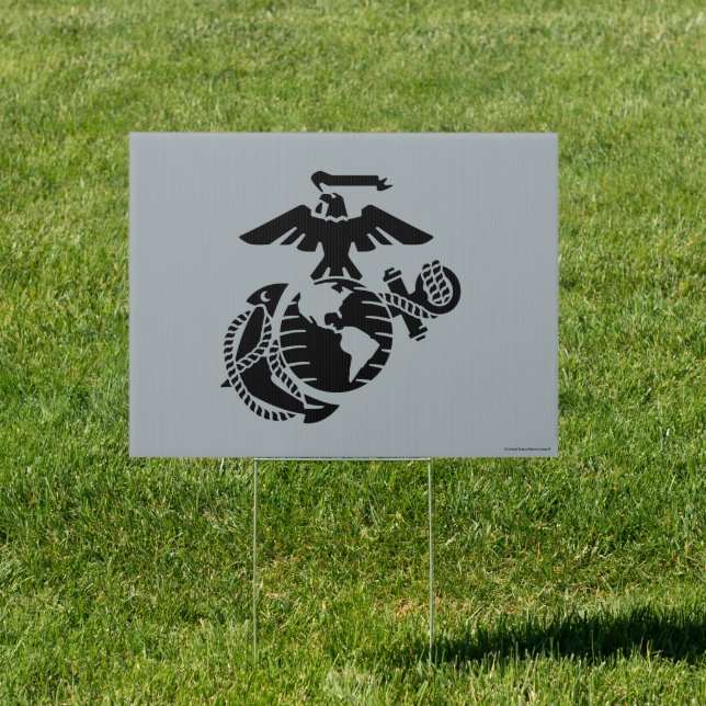 One-Color EGA - Black Sign (Insitu)