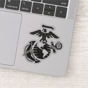 One-Color EGA - Black Sticker