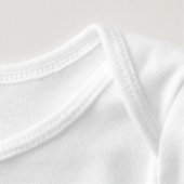 One-Color EGA - White Baby T-Shirt (Detail - Neck (in White))