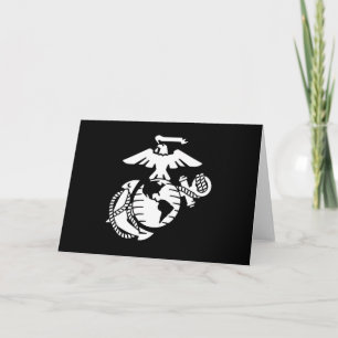 One-Color EGA - White Note Card