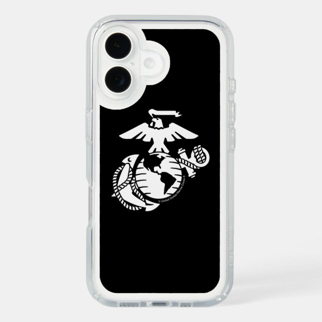 One-Color EGA - White Speck iPhone Case (Front)