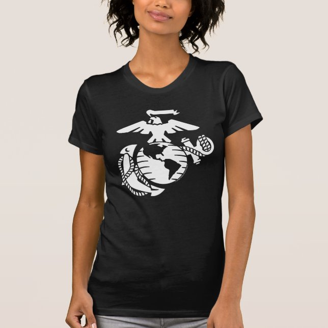 One-Color EGA - White T-Shirt (Front)