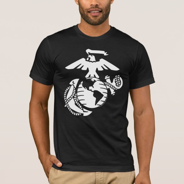 One-Color EGA - White T-Shirt (Front)