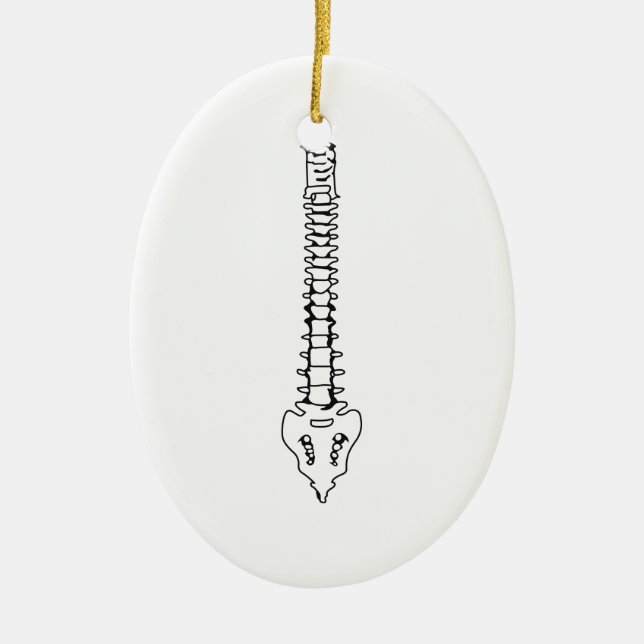 ONE COLOR SPINE CERAMIC ORNAMENT (Front)