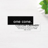 one cone. ice cream coupon (Desk)
