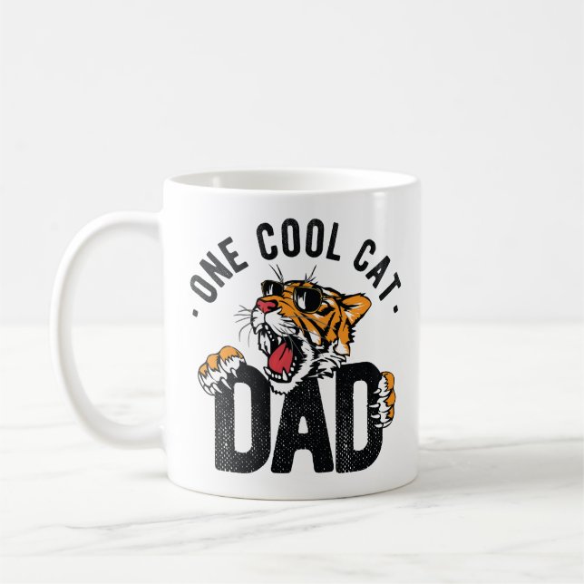 One Cool Cat Dad Mug (Left)