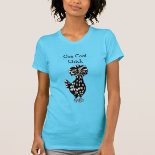 One Cool Chick Funny Polish Hen Chicken Humor T-Shirt