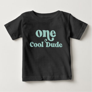 One Cool Dude 1st Birthday Baby T-Shirt