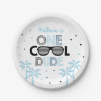 One Cool Dude Sunglass Boy First Birthday