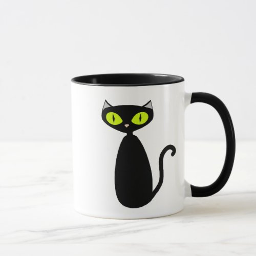 One Cool Mod Cat Mug