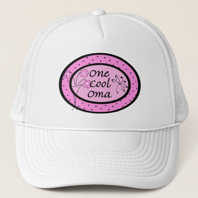 One Cool Oma Trucker Hat (Front)