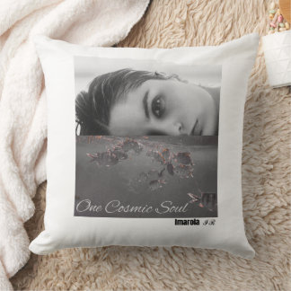 One Cosmic Soul Underwater Dreamy Surreal Ocean Pi Throw Pillow