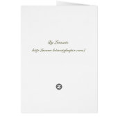 One Crane In Bamboo  Cards (Back)