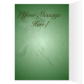 One Crane In Bamboo  Cards (Inside (Left))