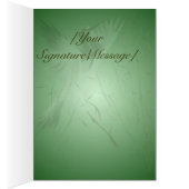 One Crane In Bamboo  Cards (Inside (Right))