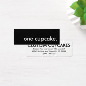 one cupcake. bakery coupon (Desk)