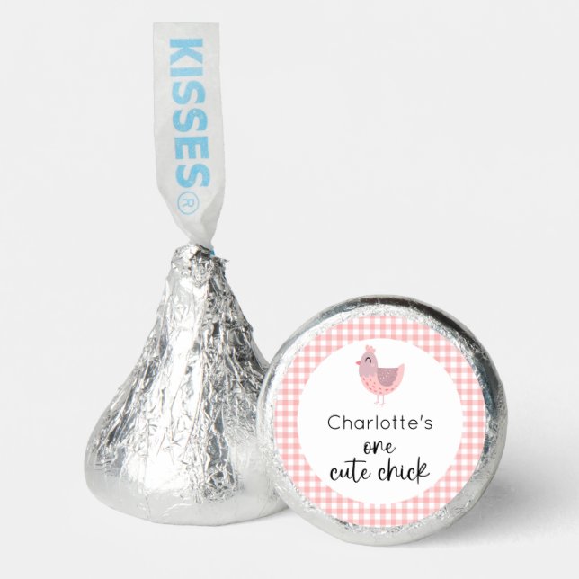 One Cute Chick 1st Birthday Hershey®'s Kisses® (Front)