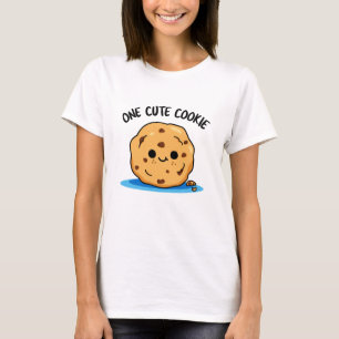 One Cute Cookie Funny Food Pun  T-Shirt