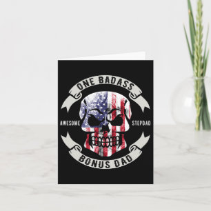 One D Bonus Stepdad Birthday Step Dad Fathers Day Card