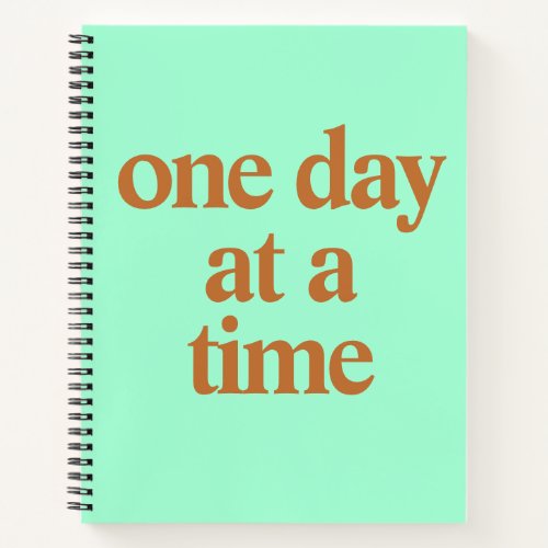 One Day At A Time Bullet Journal 
