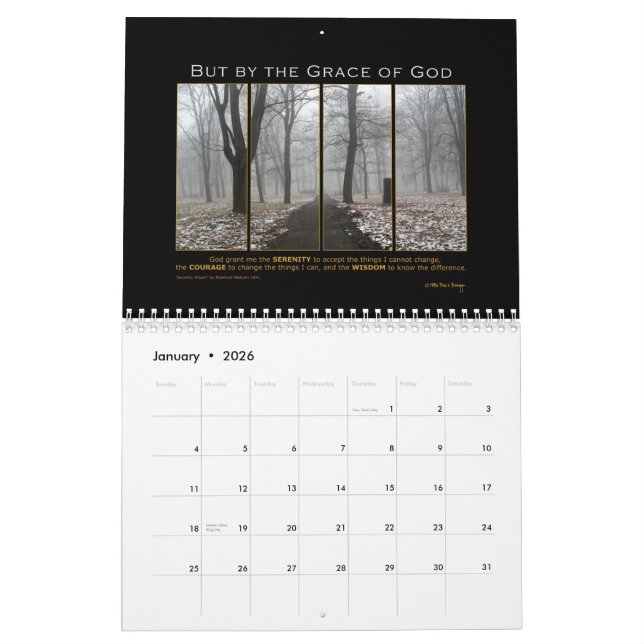 One day at a time calendar (Jan 2026)