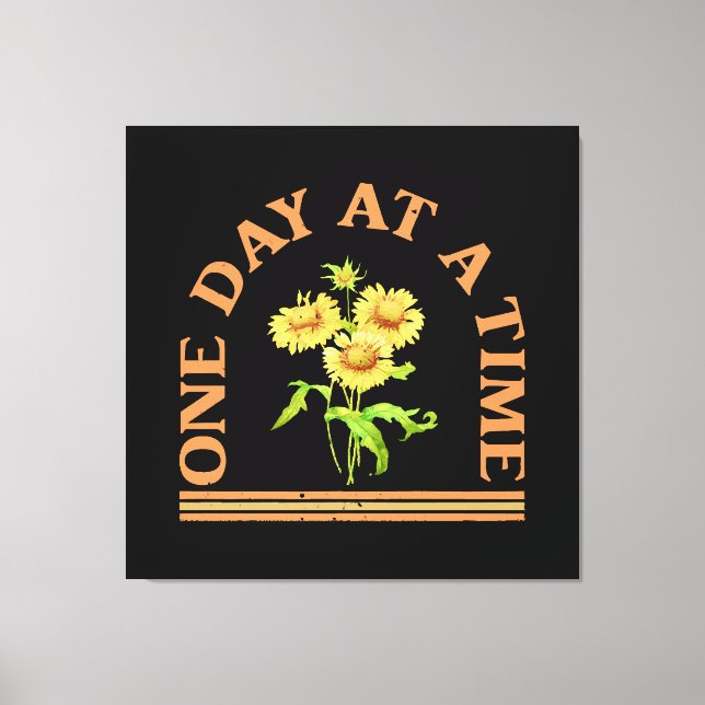 One Day At A Time Canvas Print (Front)