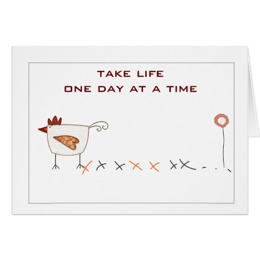 One day at a time cards (Front Horizontal)
