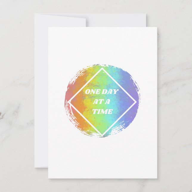 One Day at a Time Holiday Card (Front)