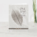 One Day At A Time Inspiration Card at Zazzle