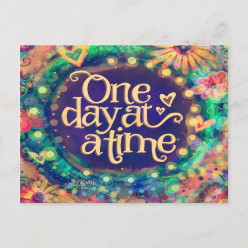 One Day at a Time Inspirivity Postcard