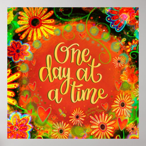 One Day at a Time Inspirivity Poster