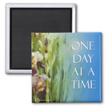 One Day at a Time Iris Magnet