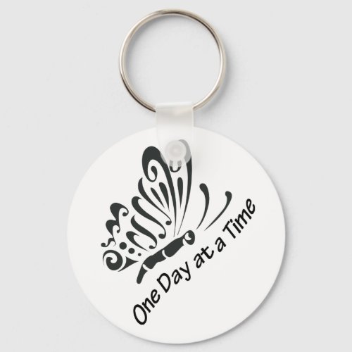 One Day at a Time Keychain