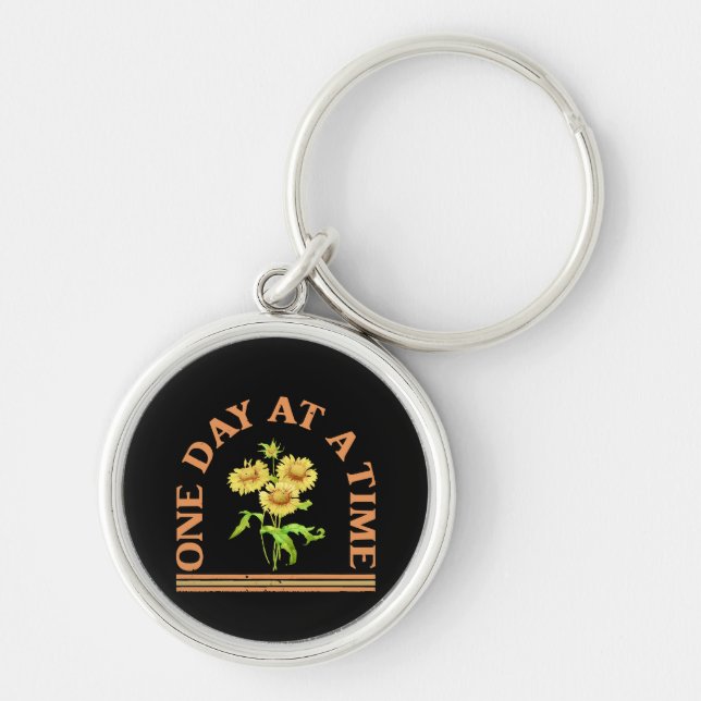 One Day At A Time Keychain (Front)